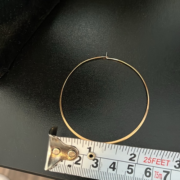 Elegant Michael Kors rose, gold, plated Hoop Earrings large - Picture 5 of 6